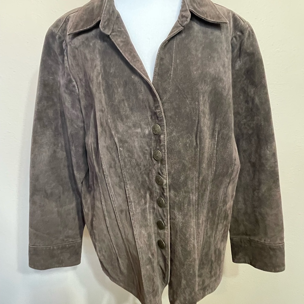 Vintage brown Wilson’s Leather Blazer Jacket size 1X plus